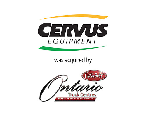 Cervus Equipment was acquired by Peterbilt Ontario Truck Centres 