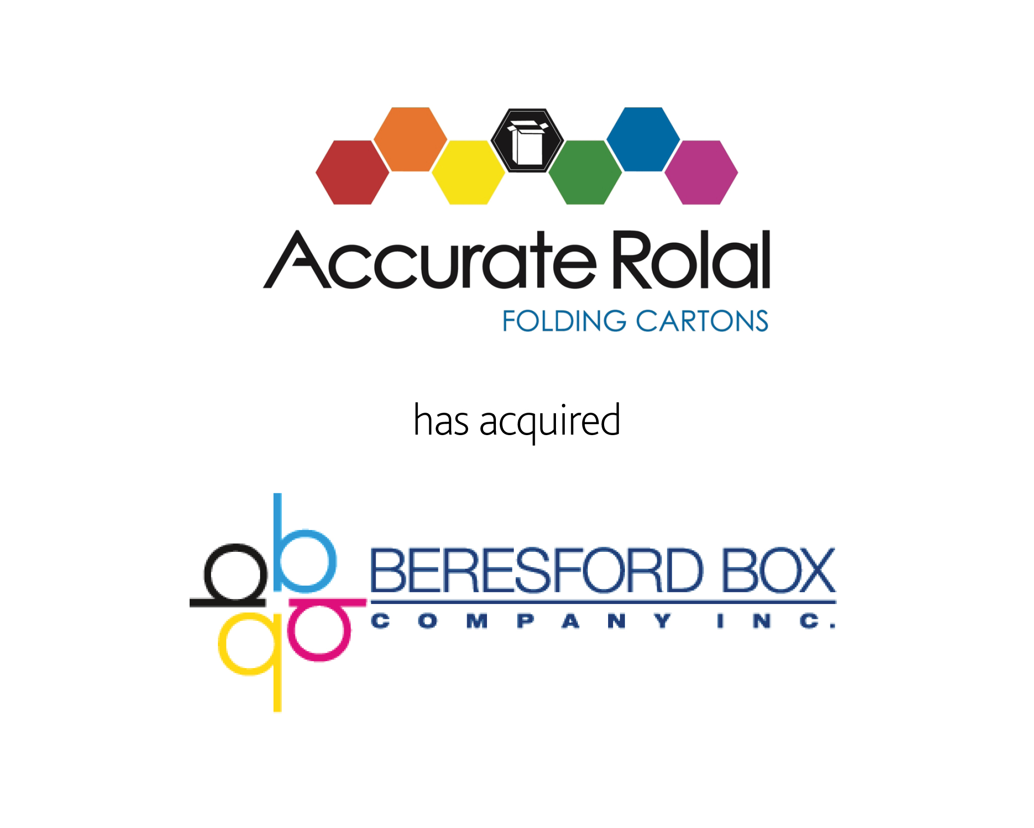 Accurate Rolal Co. Inc. has acquired Beresford Box Company Inc.