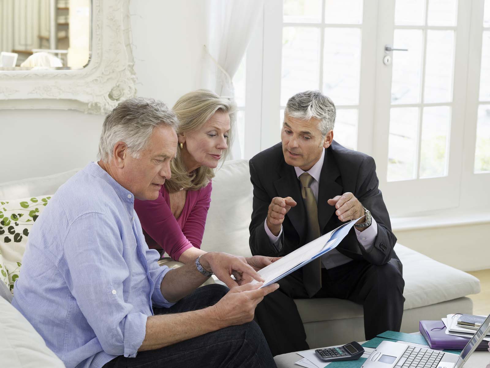 Couple reviewing Family Office options