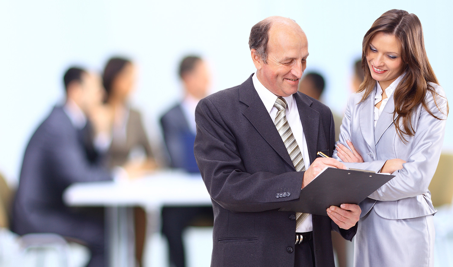 people at a meeting having a discussion