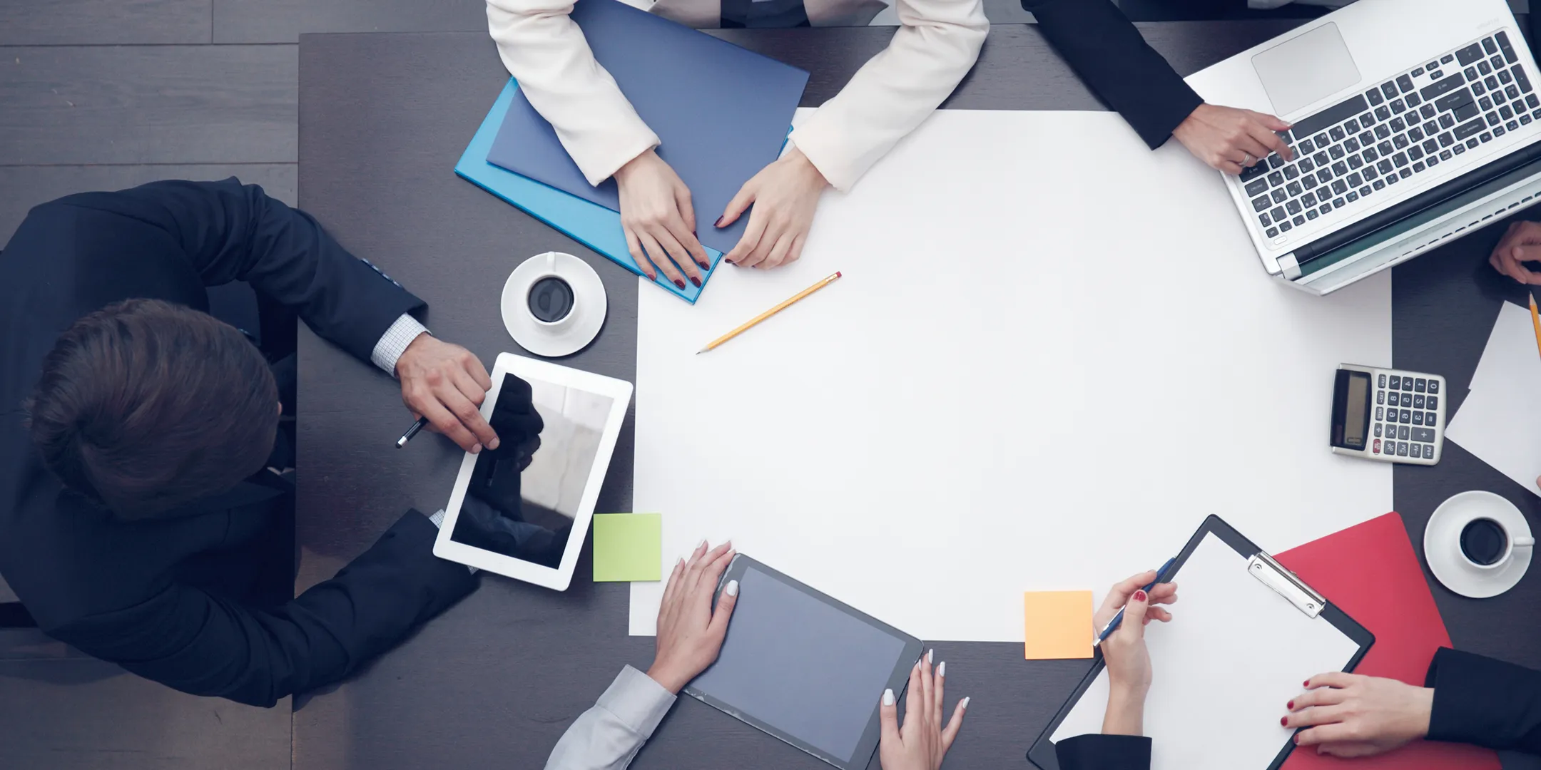 Diverse group of people in a meeting