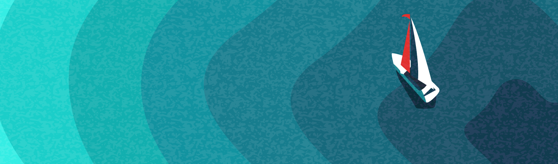 graphic of a boat on the water