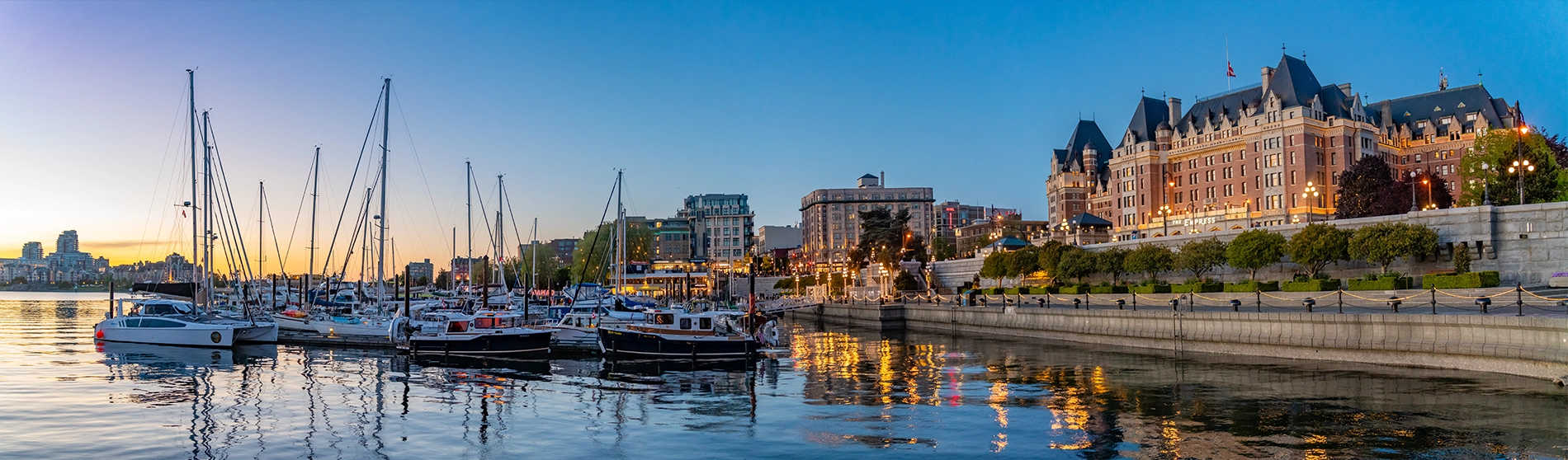 Fairmont Empress Hotel in Victoria.