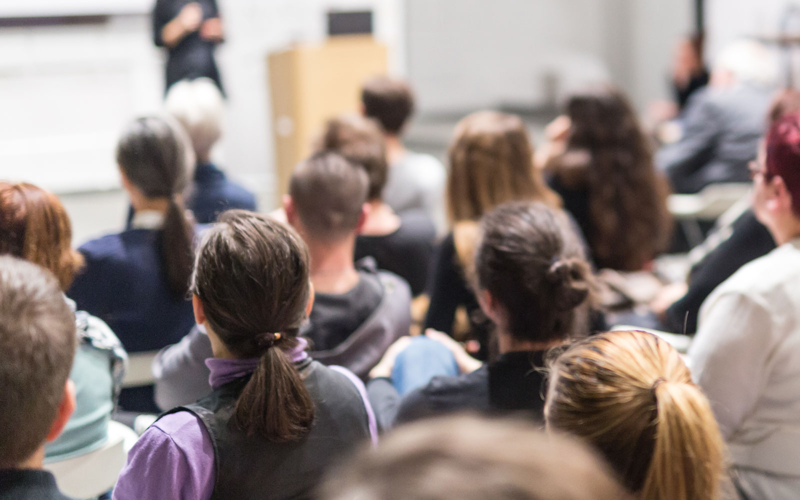 classroom of people