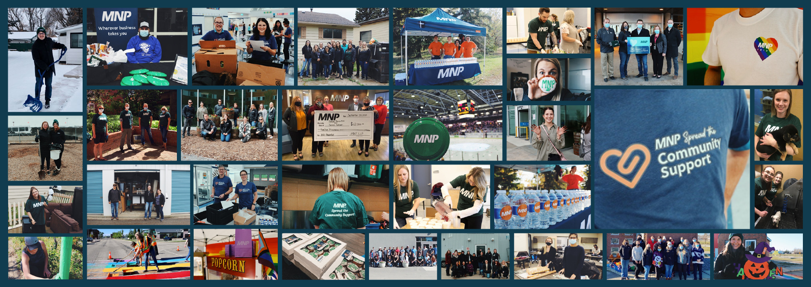 MNP Grand Prairie Team Members volunteering