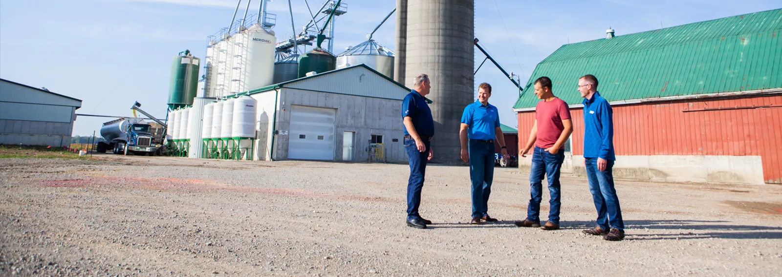 MNP advisors talking with farmers