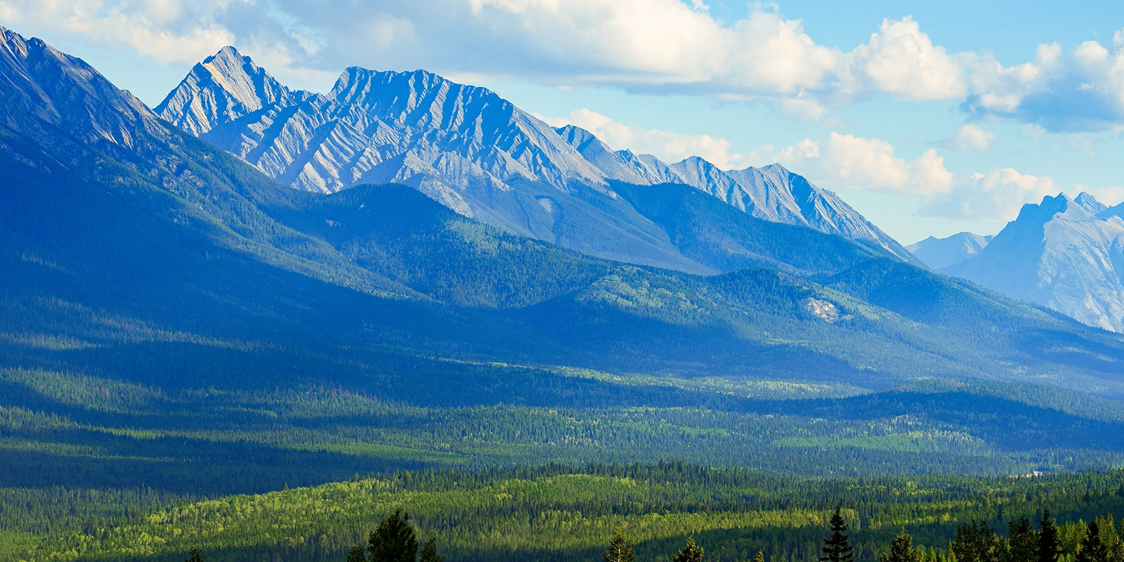 Beautiful British Columbia mountain scape