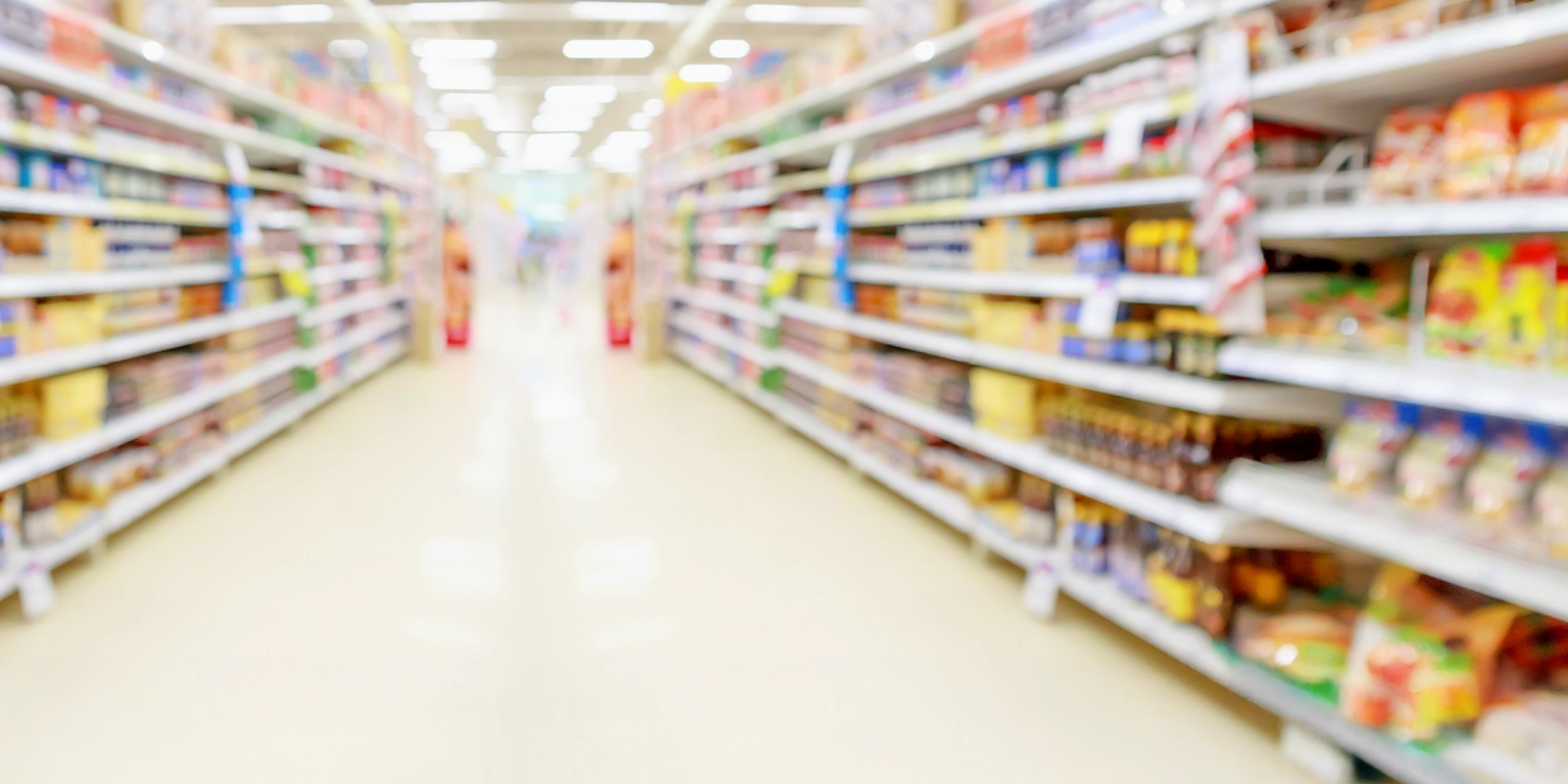Grocery store aisle