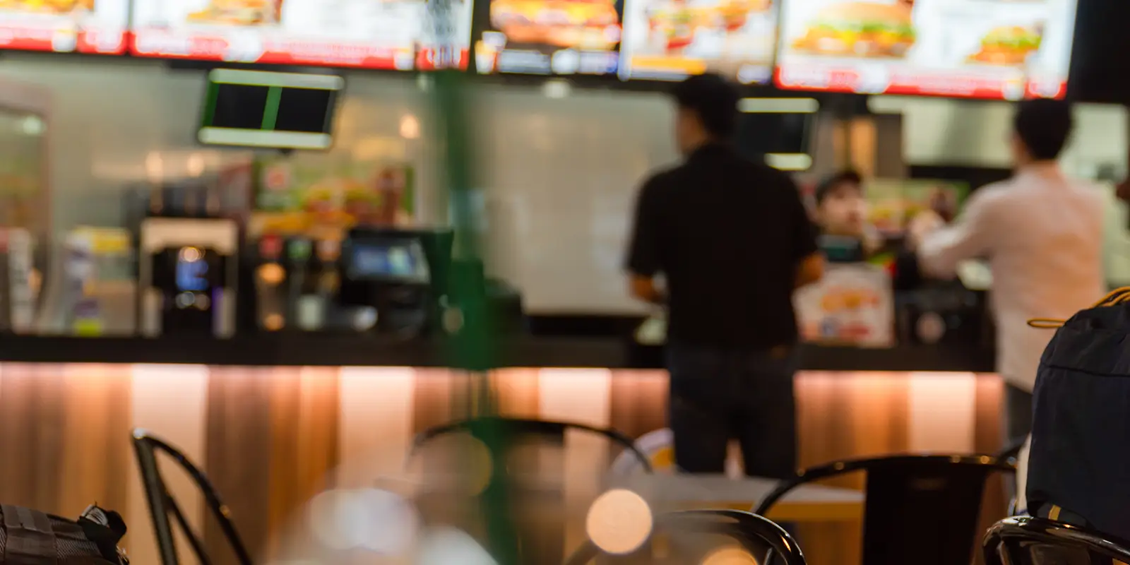 guests ordering at a quick service restaurant