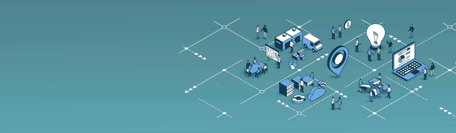 graphic of people working in an office