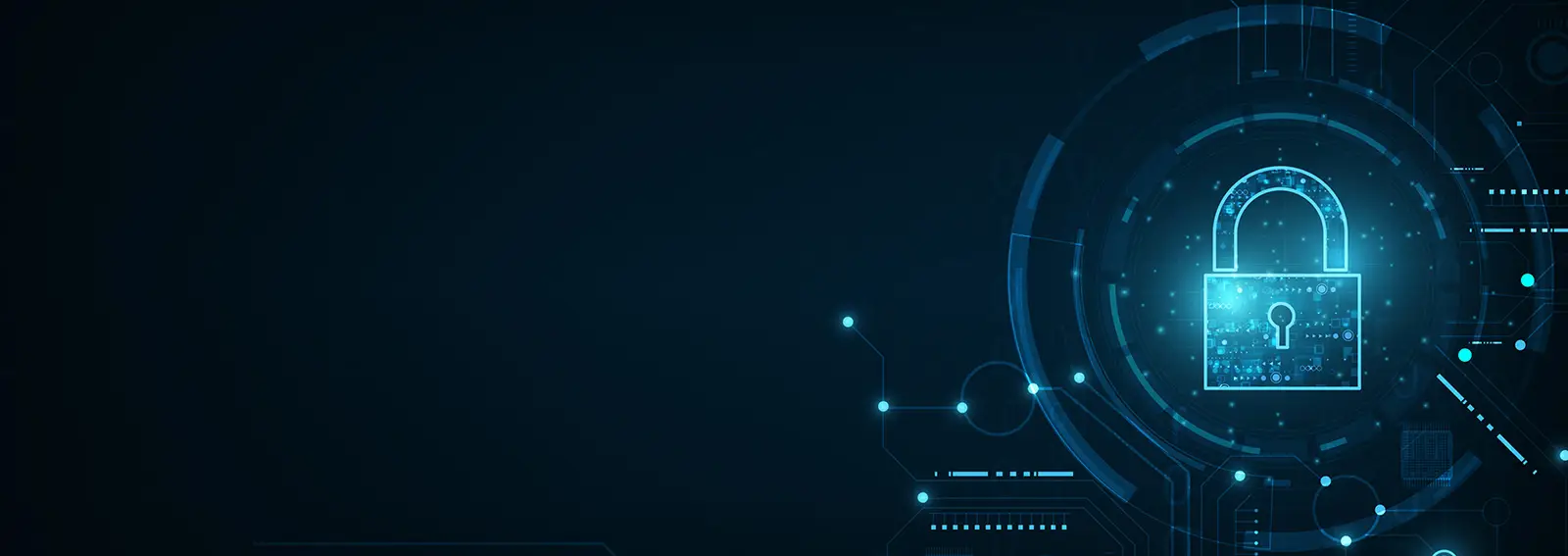 Data security Illustrates cyber data or information privacy idea copy