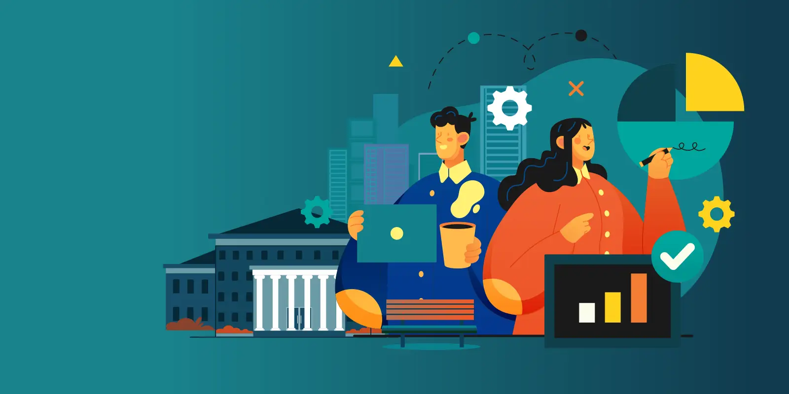 public sector and governance services illustration concept