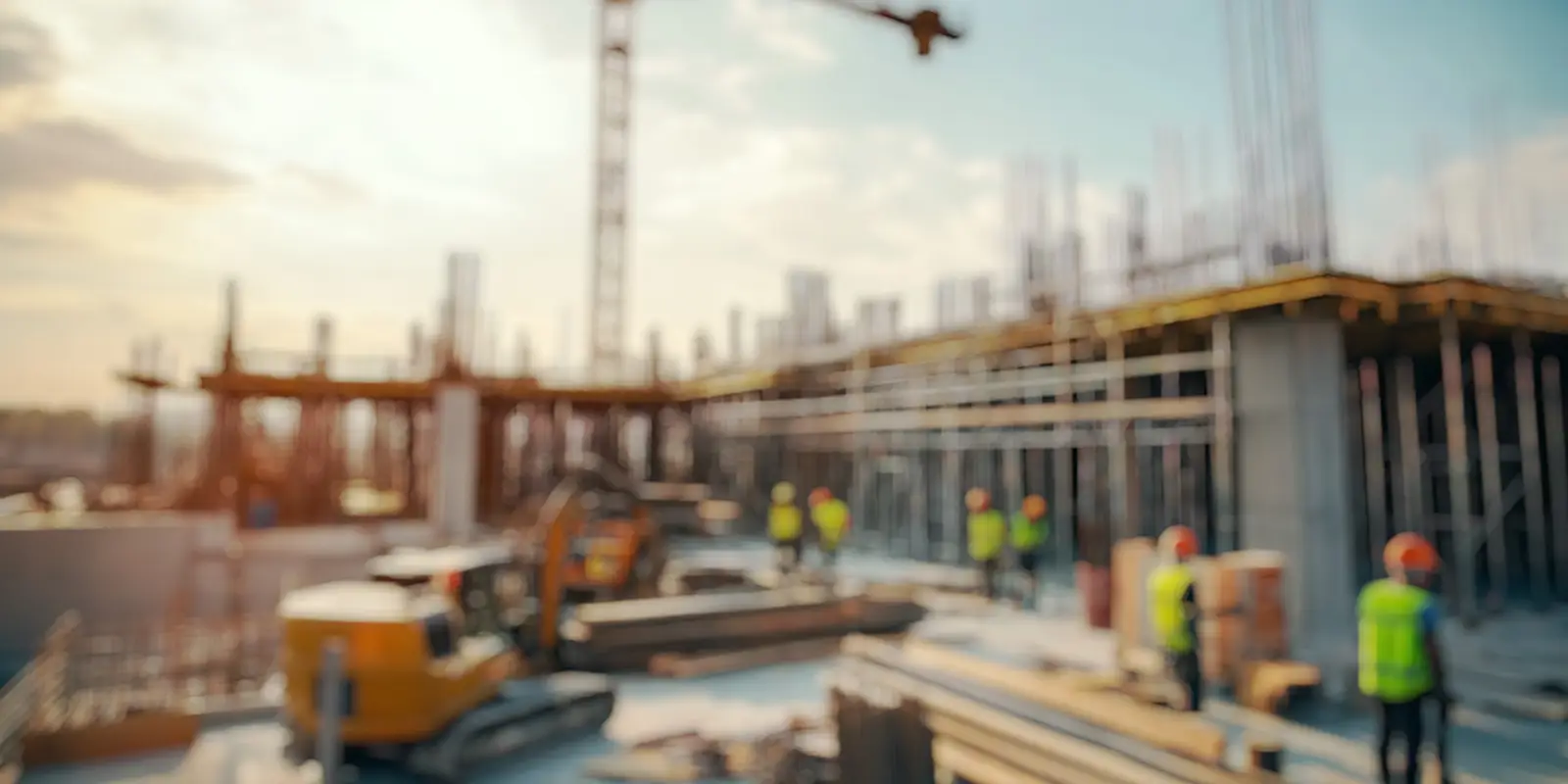 construction workers on a worksite