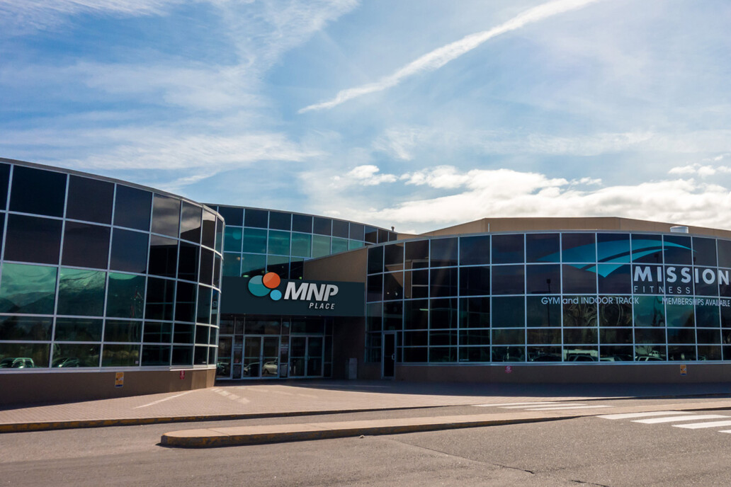 Exterior of MNP Place in Kelowna