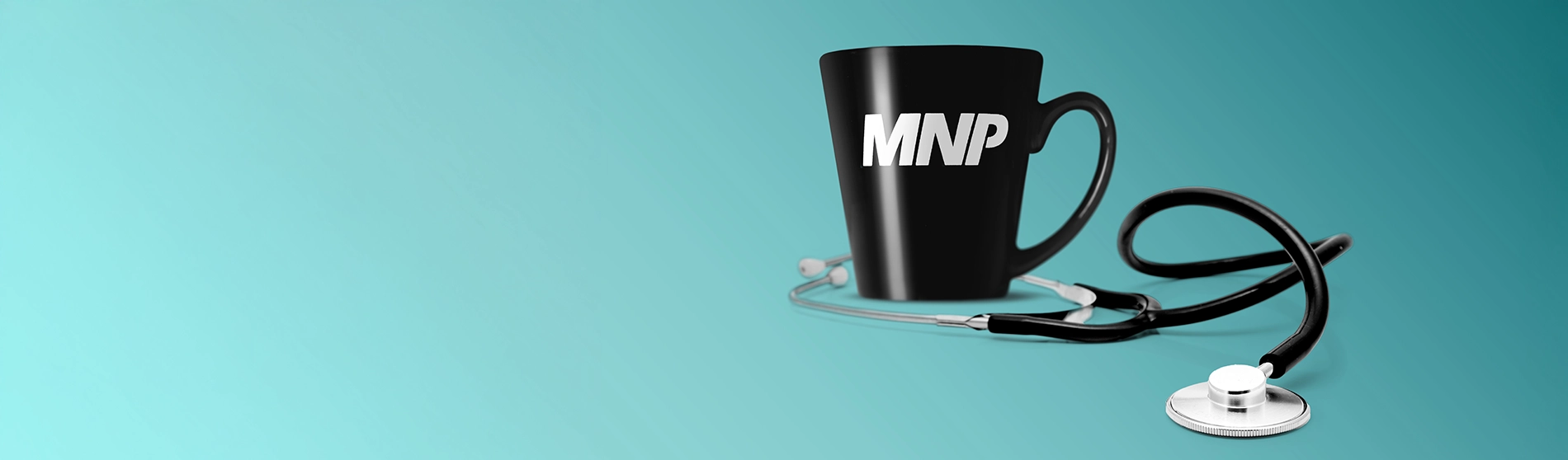 Mnp mug and a stethescope