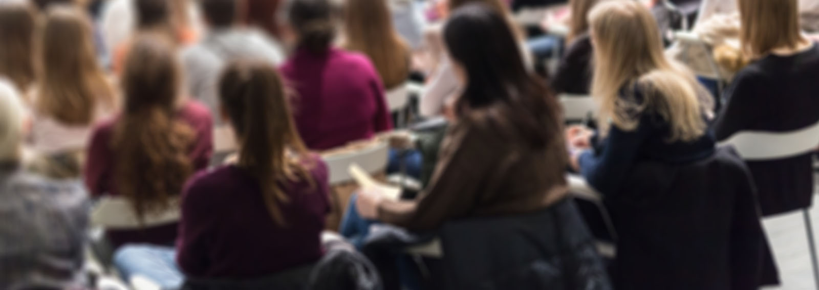 Business women attending a conference