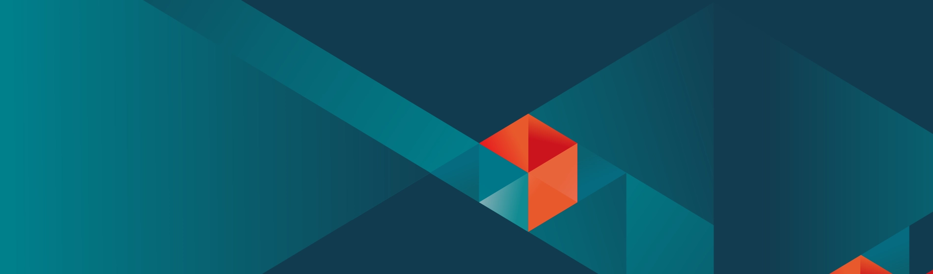 abstract image of orange and blue folds