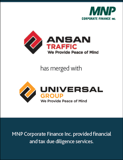 Ansan Traffic has merged with Universal Group