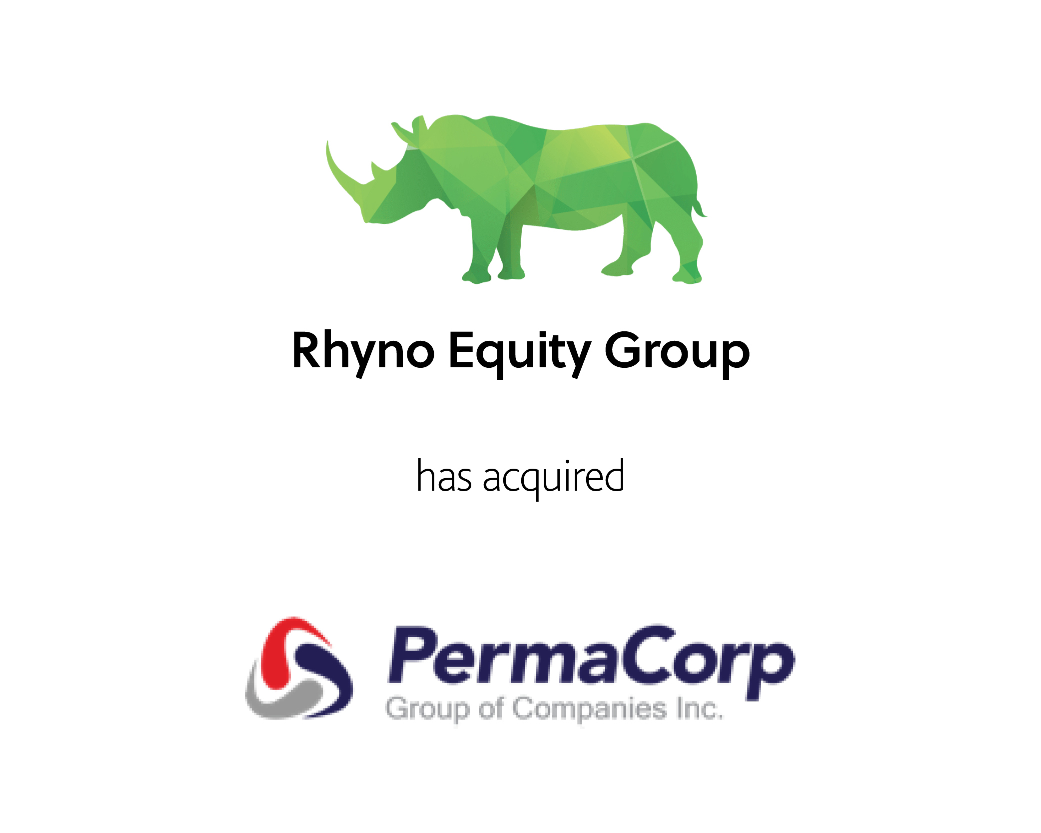 Rhyno Equity Group has acquired PermaCorp Group of Companies