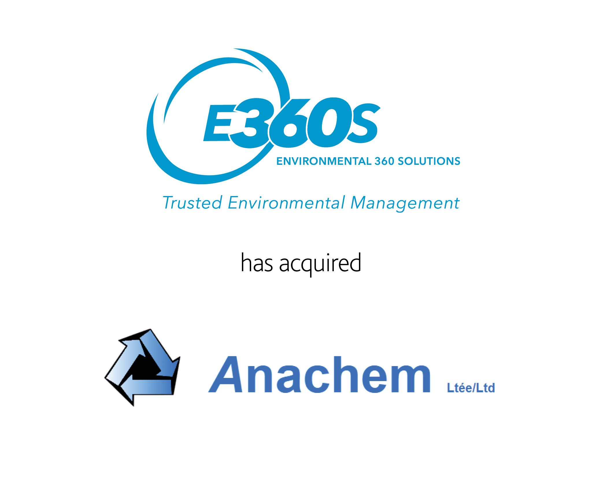 Environmental 360 Solutions has acquired Anachem Ltd