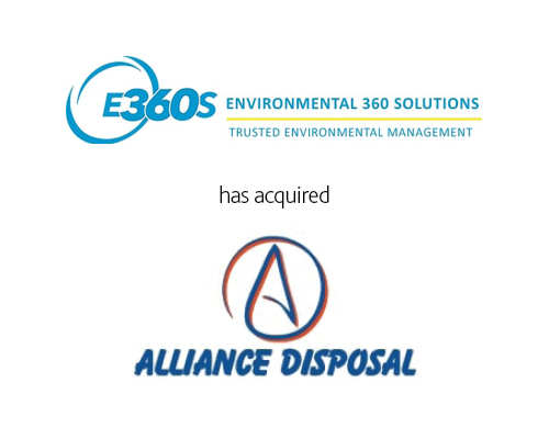 Environmental 360 Solutions has acquired Alliance Disposal 