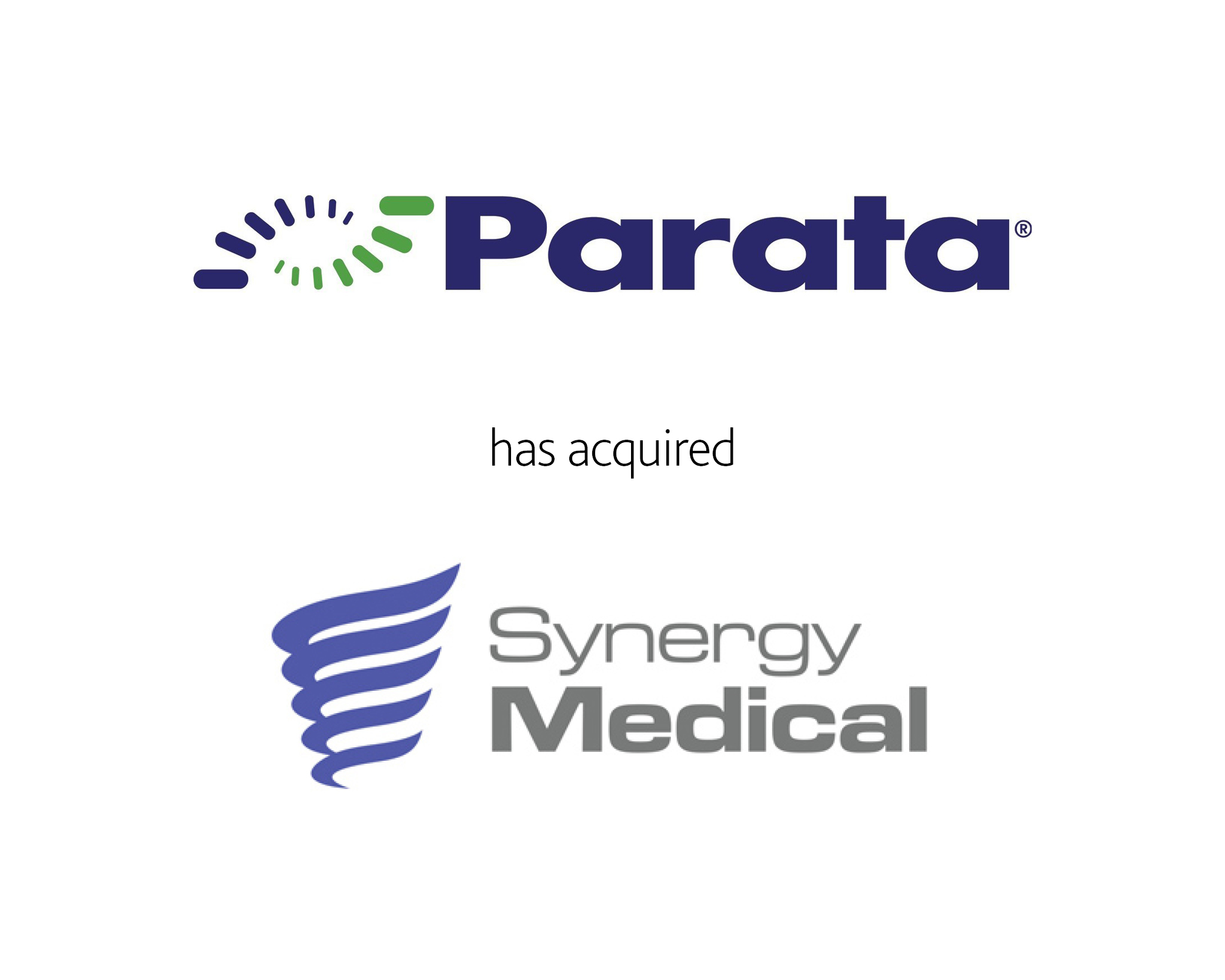 Parata Systems LLC, a Frazier Healthcare Partners portfolio company has acquired Synergy Medical BRG Inc.
