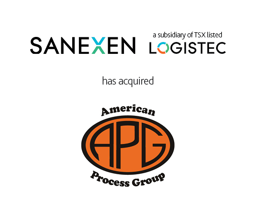 SANEXEN Environmental Services Inc. a subsidiary of TSX listed Logistec has acquired American Process Group