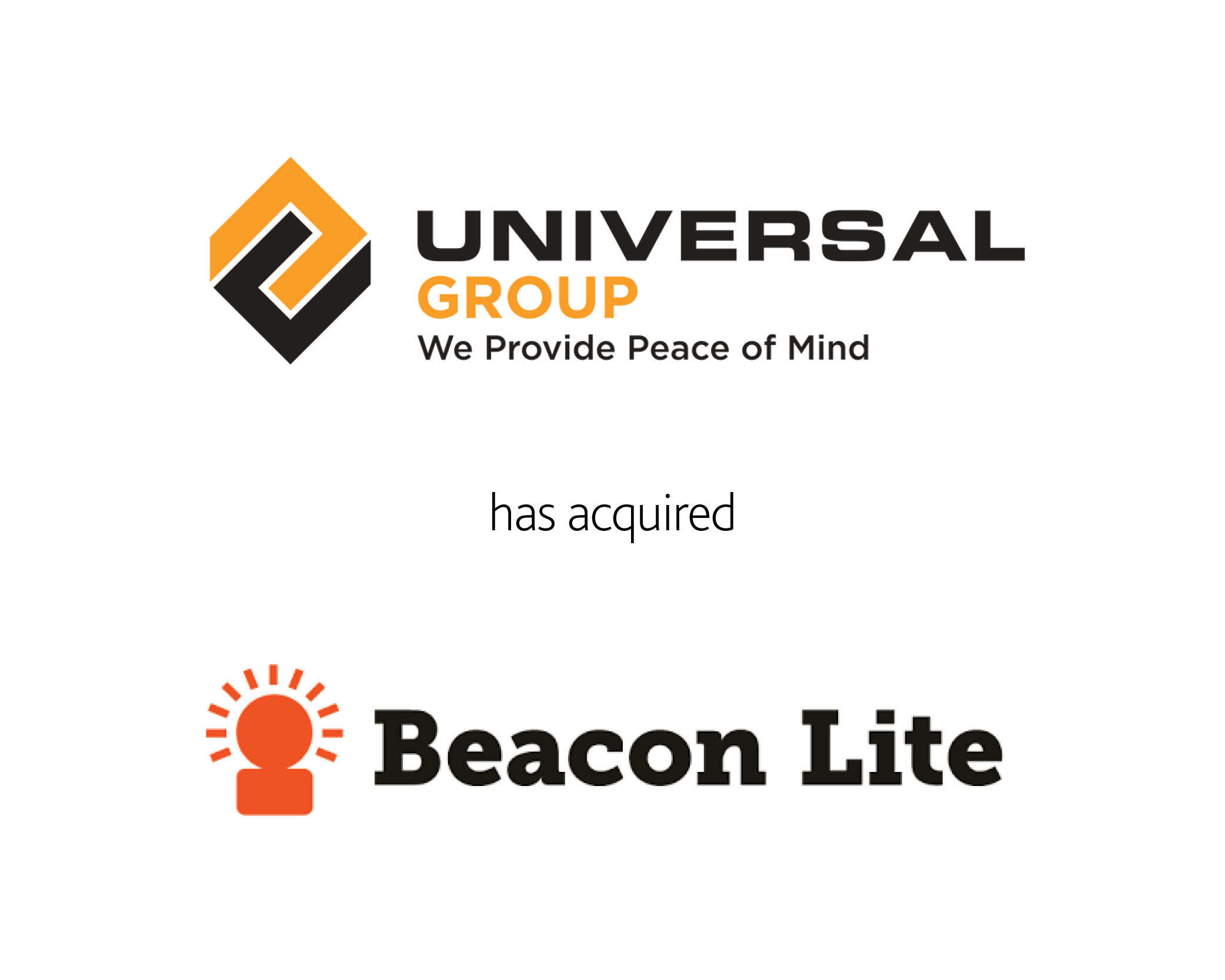 Universal Group has acquired Beacon Lite (Ottawa) Ltd. and Signebec