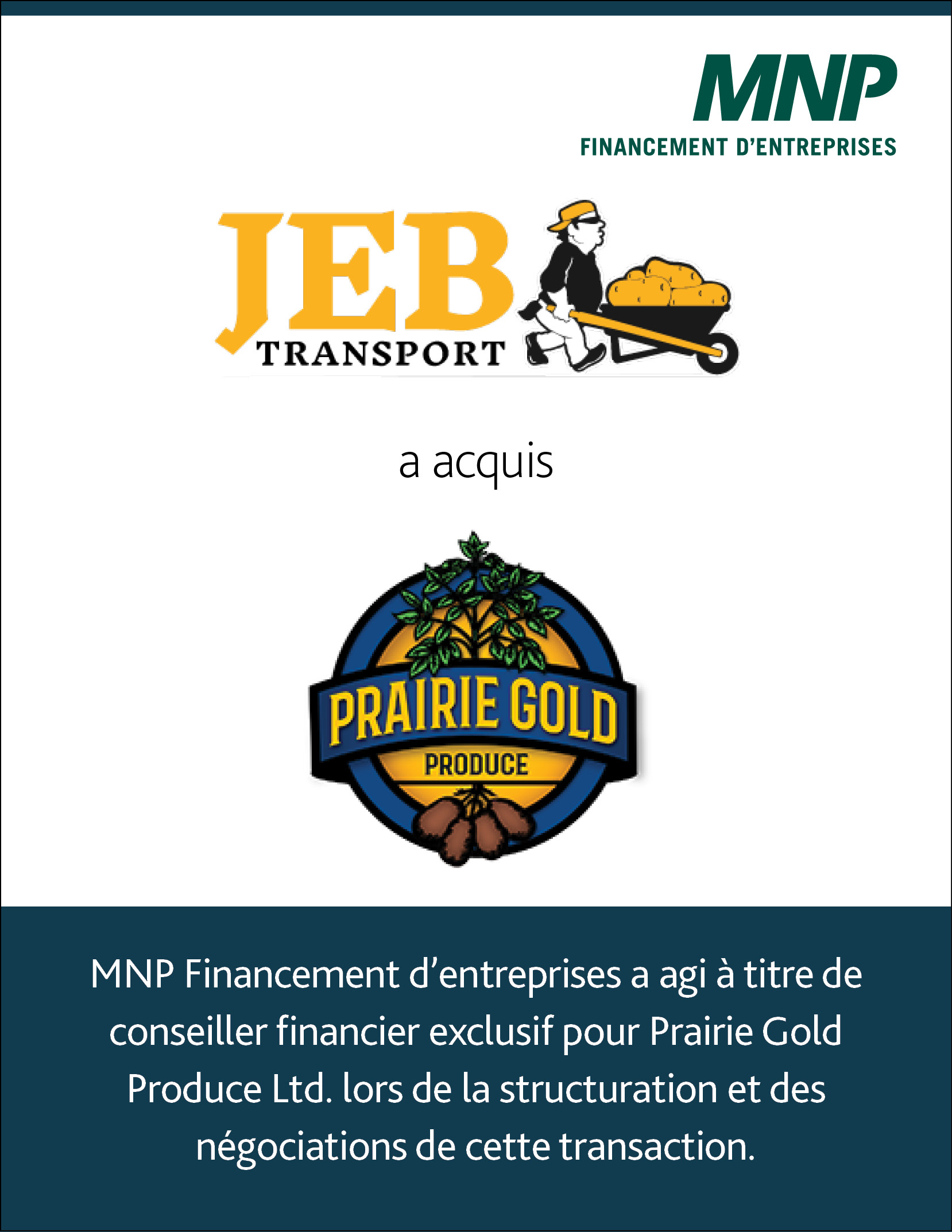 JEB & Prairie gold logos