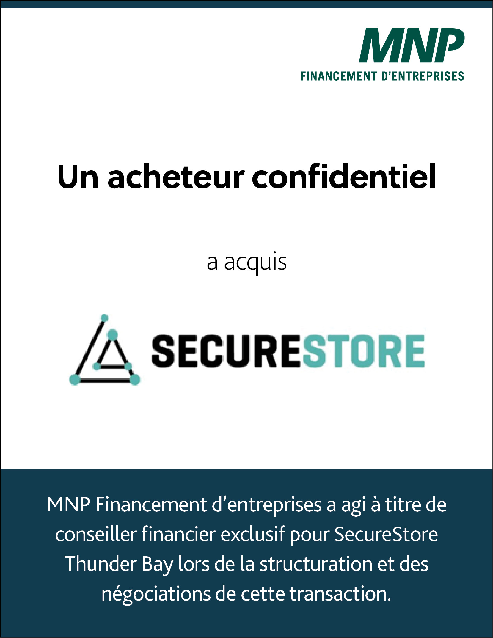 Secure Store Thunder Bay