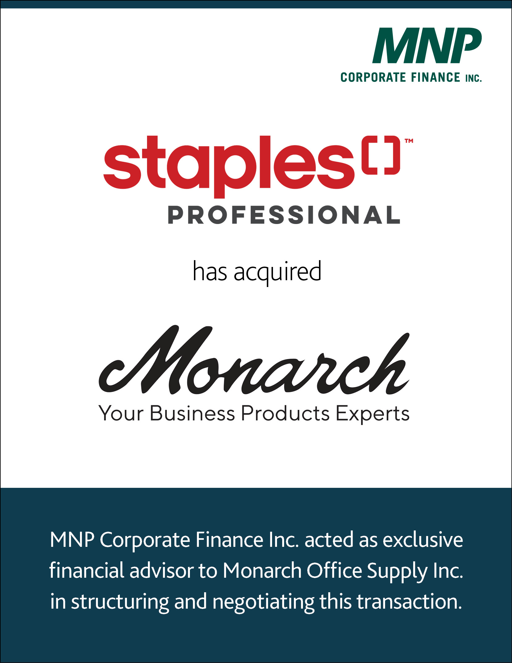 Monarch Staples
