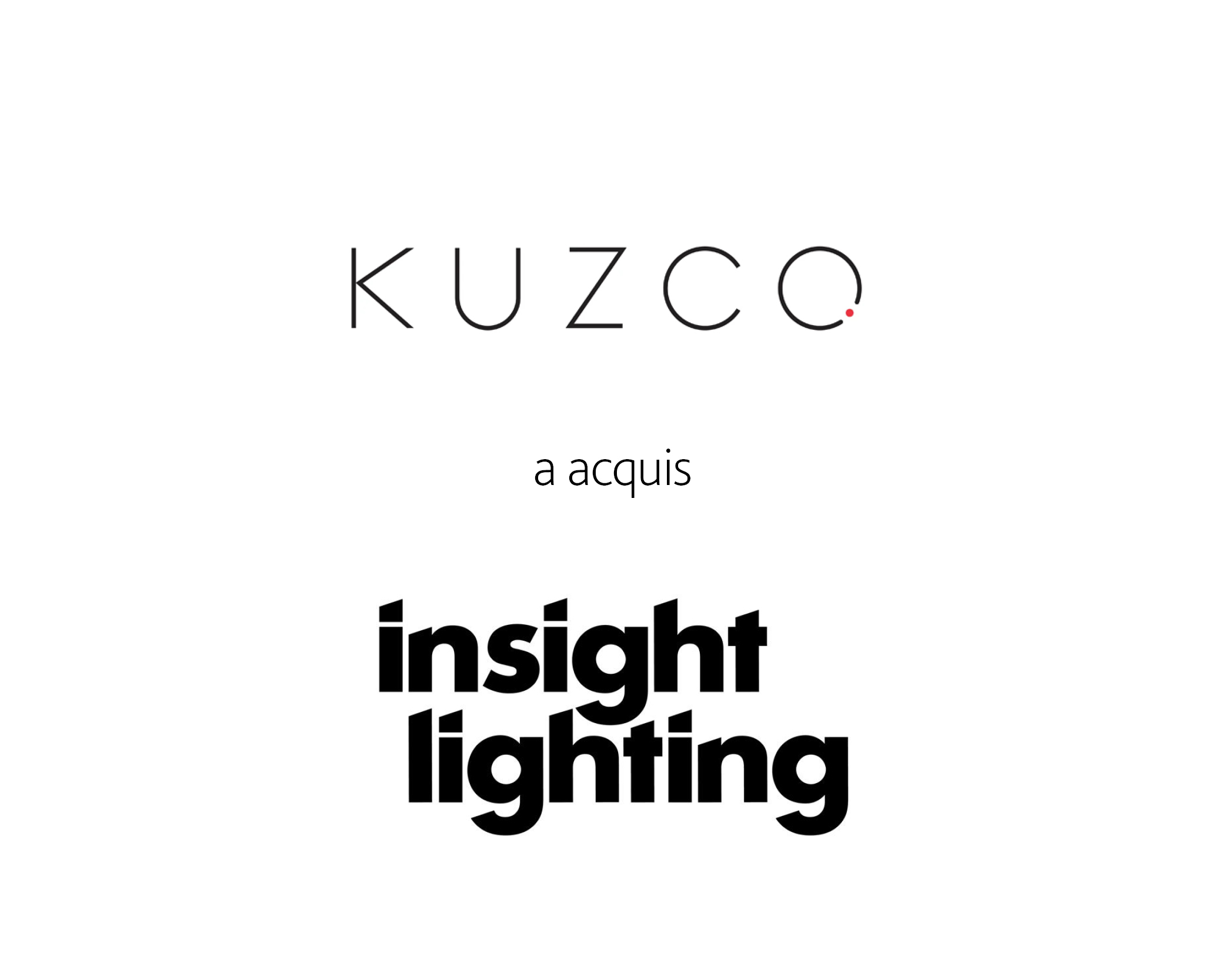Kuzco a acquis Insight Lighting