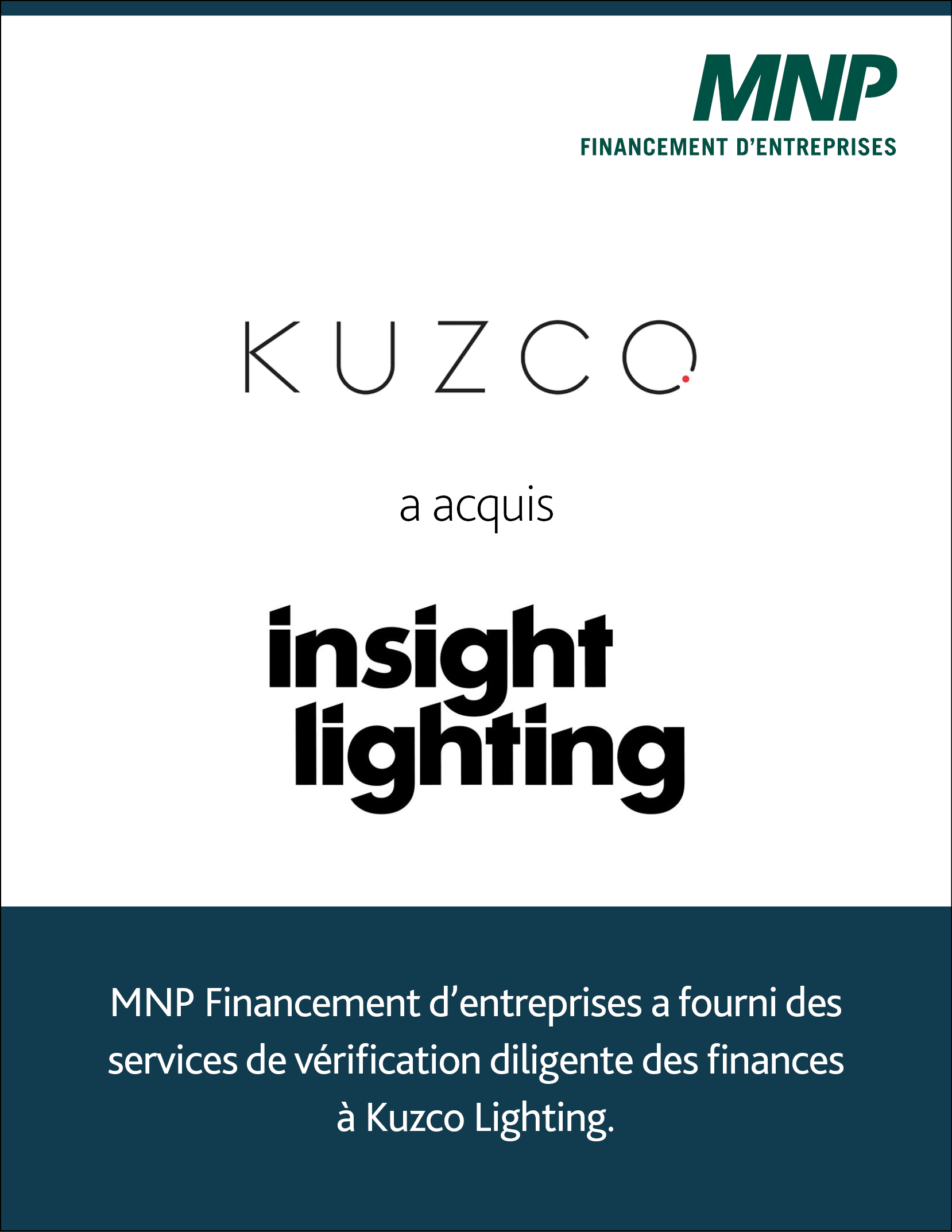 Kuzco a acquis Insight Lighting