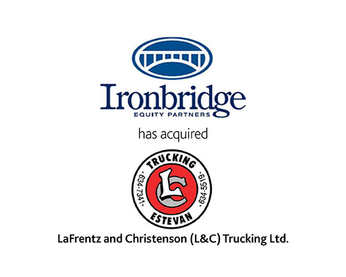 Ironbridge Equity Partners has acquired LaFrentz and Christenson (L&C) Trucking Ltd.