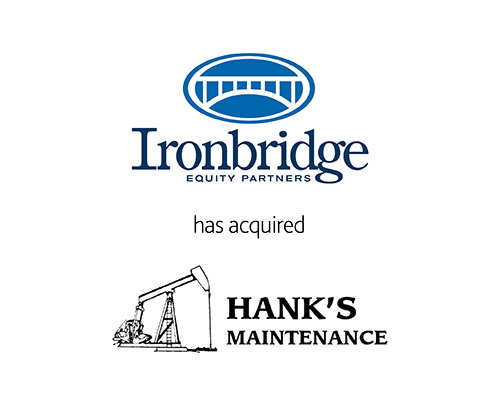 Ironbridge has acquired Hanks Maintenance 