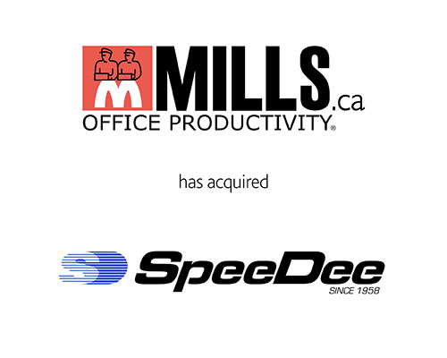 Mills Printing & Stationery Co. Ltd. has acquired SpeeDee Your Office Experts Ltd.