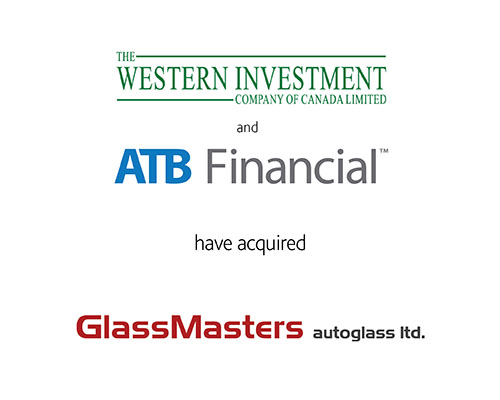 Western Investment and ATB Financial has acquired GlassMasters Autoglass Ltd