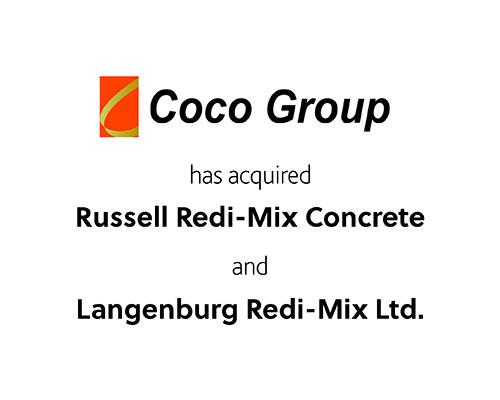 Coco Group had acquired Russell Redi-Mix Concrete and Langenburg Redi-Mix Ltd 