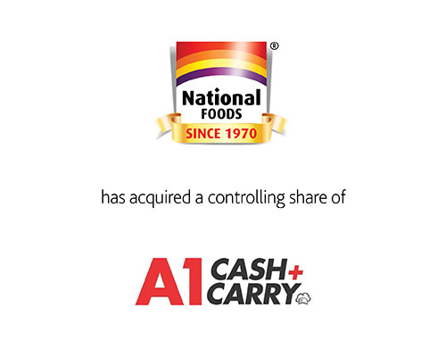 National Foods has acquired a controlling share of A-1 Bags & Supplies Inc.