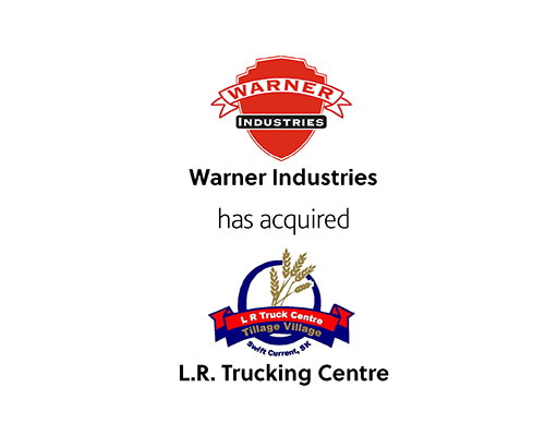 Warner Industries has acquired L.R. Trucking Centre 