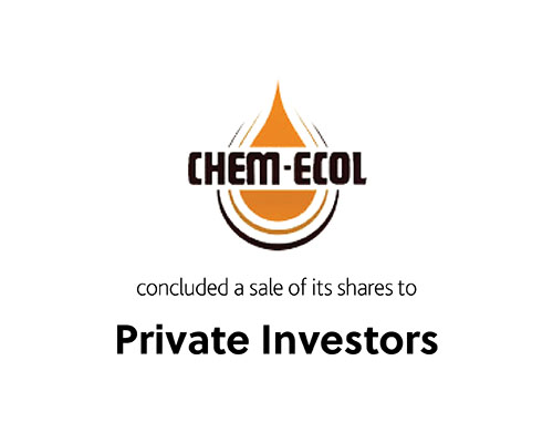 Chem-Ecol concluded a sale of its shares to private investors