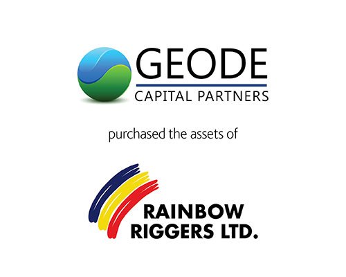 Geode Capital Partners purchased the assets of Rainbow Riggers Ltd.
