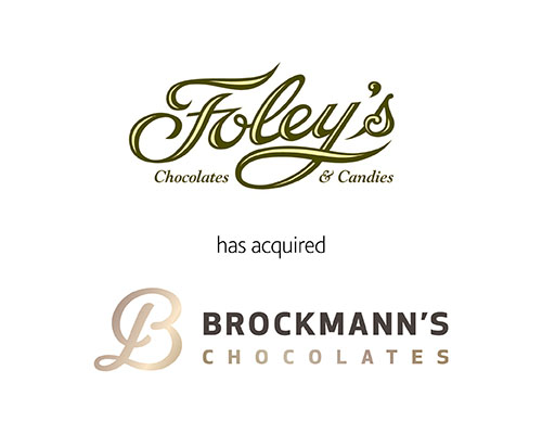 Foley's Chocolates & Candies has acquired Brockmann's Chocolates 