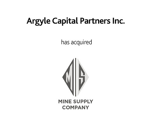 Argyle Capital Partners Inc. has acquired Central Mine Supply Company Ltd.