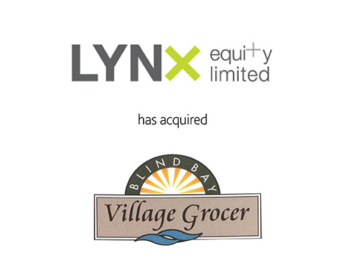 Lynx Equity Limited has acquired capital to Blind Bay Village Grocers Ltd.