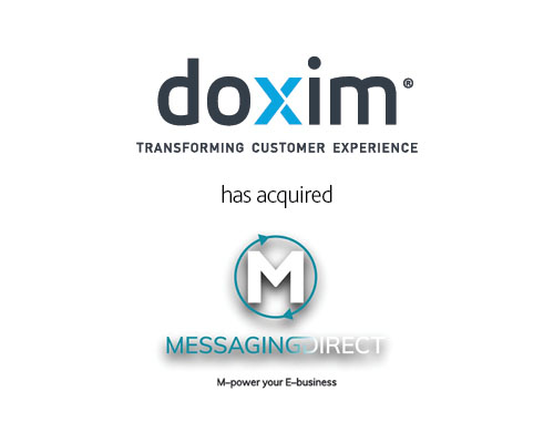 Doxim Inc. has acquired MessagingDirect Ltd.