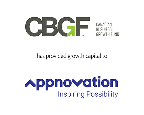 Canadian Business Growth Fund has provided growth capital to Appnovation Inspiring Possibility 
