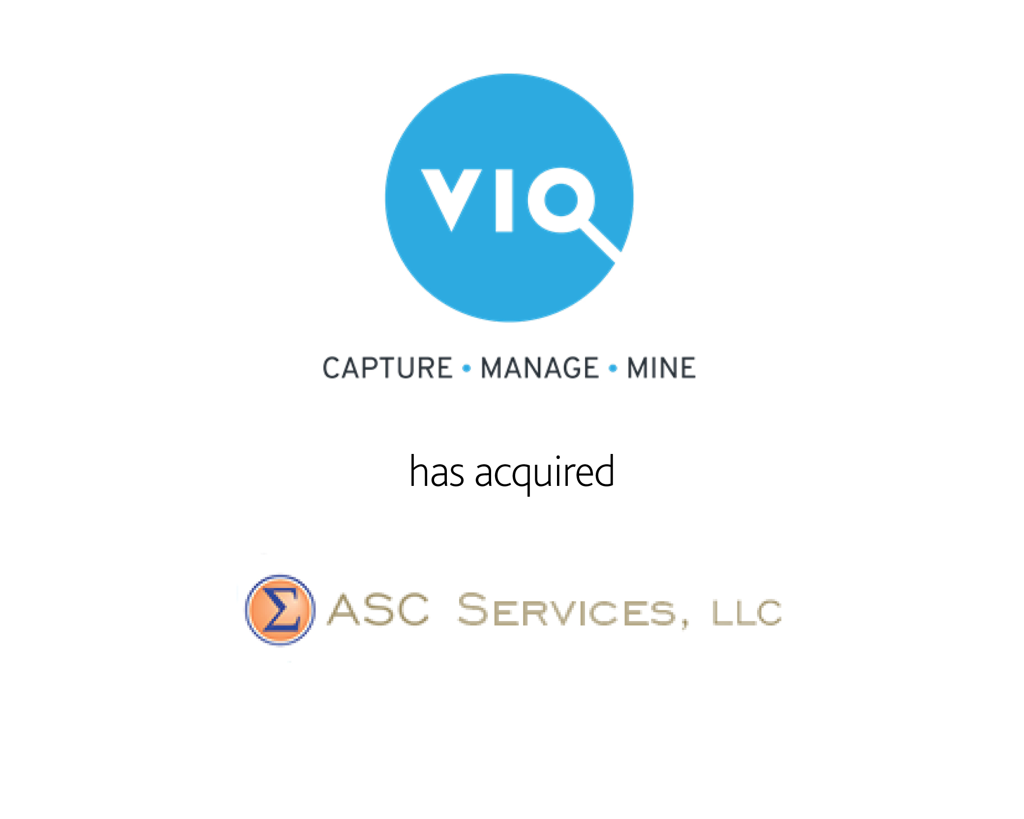 VIQ Solutions Inc. has acquired ASC Partners, LLC.