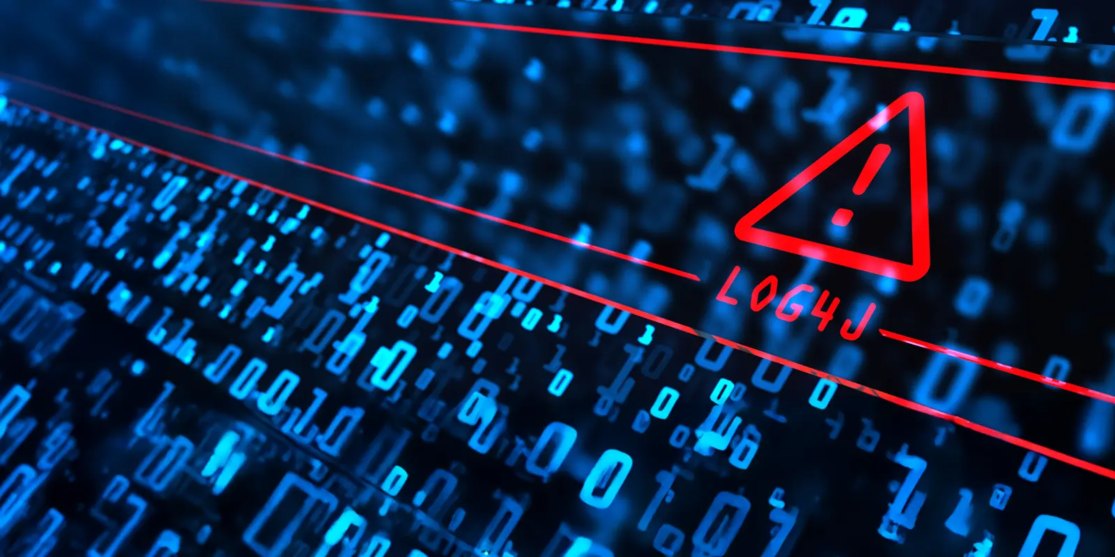 cyber attack warning on computer coding