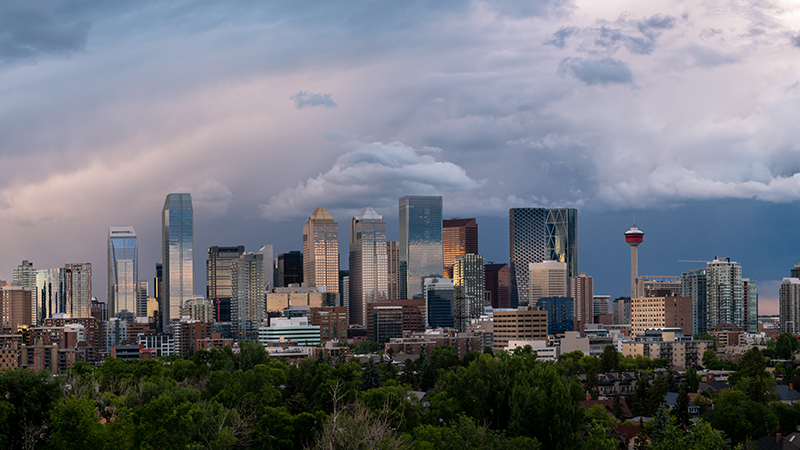 Skyline du centre-ville de Calgary